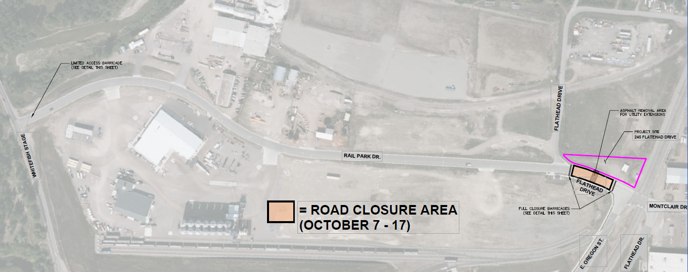 Flathead Drive Road Closure