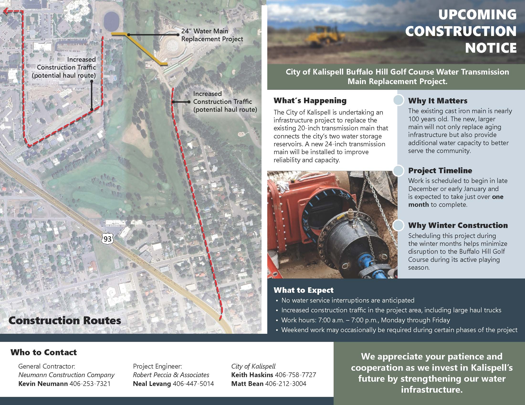 Buffalo Hill Golf Course Water Transmission Main R
